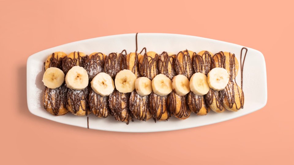 20 Mini Pancakes Banana — Mini Pancakes