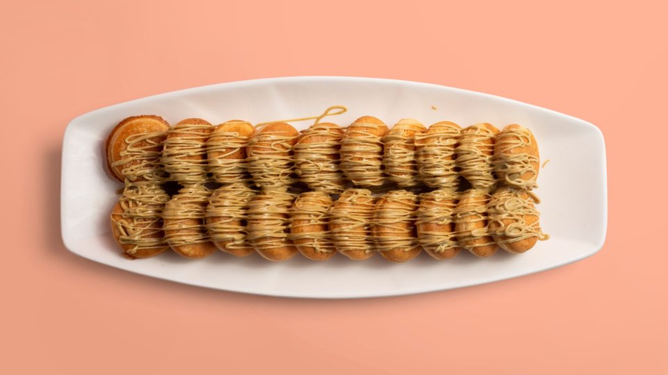 20 Mini Pancakes Pistachio — Mini Pancakes